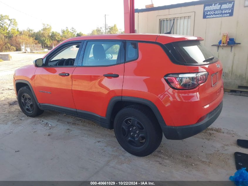 2021 Jeep Compass Sport Fwd VIN: 3C4NJCAB9MT505256 Lot: 40661029