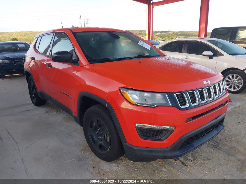 2021 Jeep Compass Sport Fwd VIN: 3C4NJCAB9MT505256 Lot: 40661029