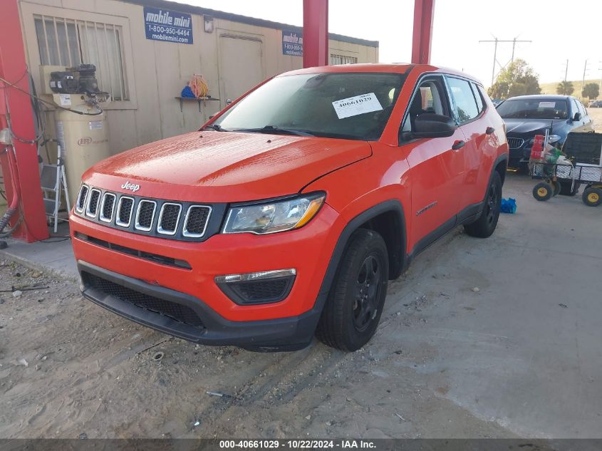 2021 Jeep Compass Sport Fwd VIN: 3C4NJCAB9MT505256 Lot: 40661029