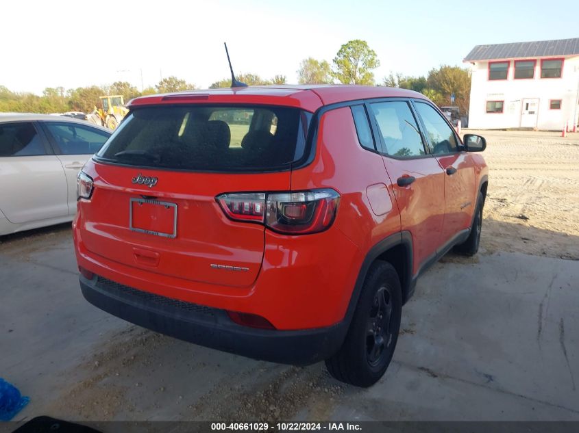 2021 Jeep Compass Sport Fwd VIN: 3C4NJCAB9MT505256 Lot: 40661029