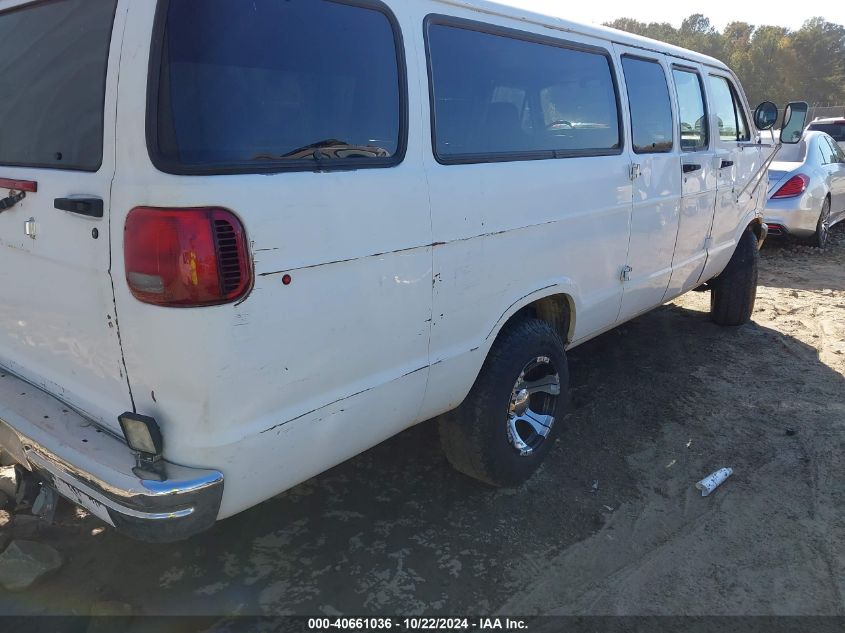 1996 Dodge Ram Wagon B3500 VIN: 2B5WB35Z5TK183176 Lot: 40661036