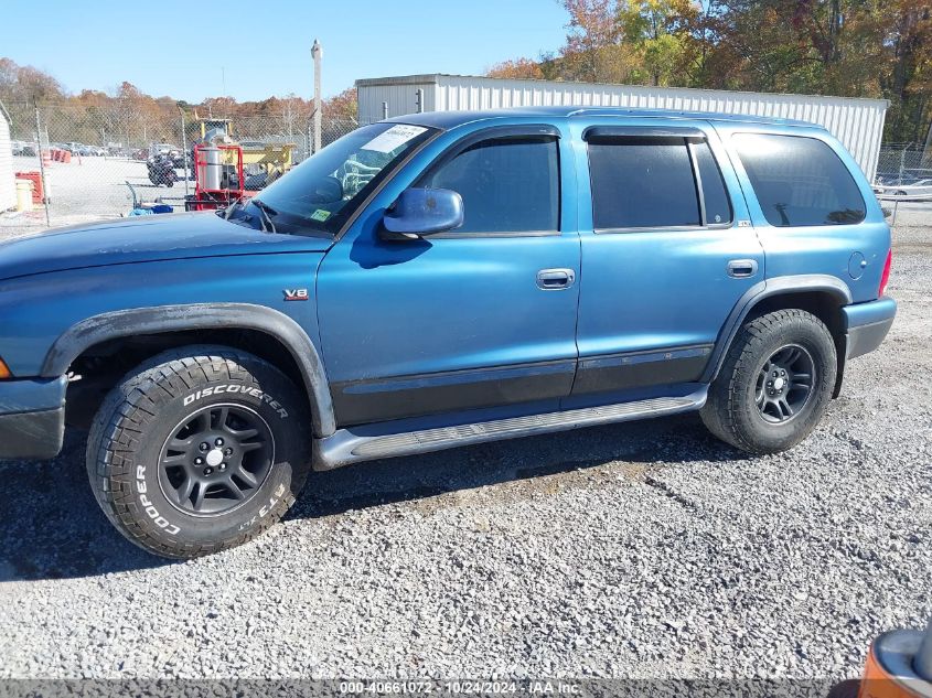 2002 Dodge Durango Slt VIN: 1B4HS48N02F165550 Lot: 40661072