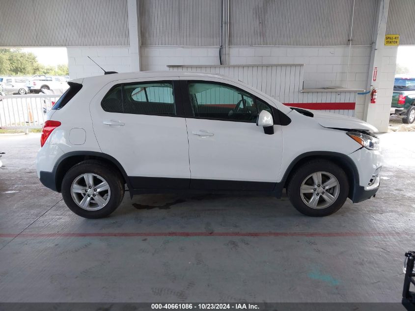 2020 Chevrolet Trax Fwd Ls VIN: 3GNCJKSB7LL306633 Lot: 40661086