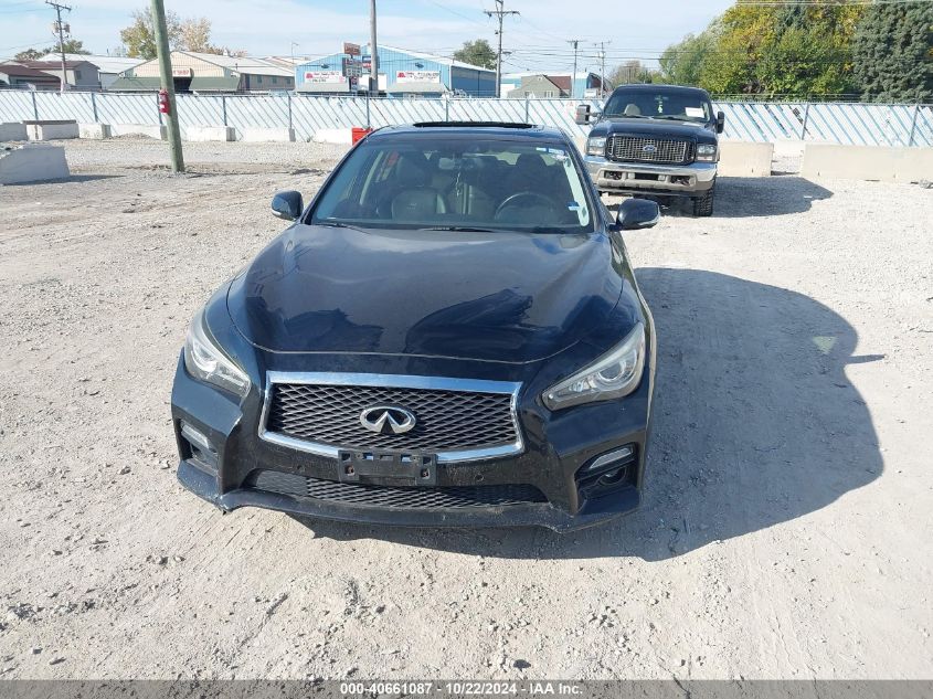 2014 Infiniti Q50 Hybrid Sport VIN: JN1AV7AR4EM701171 Lot: 40661087