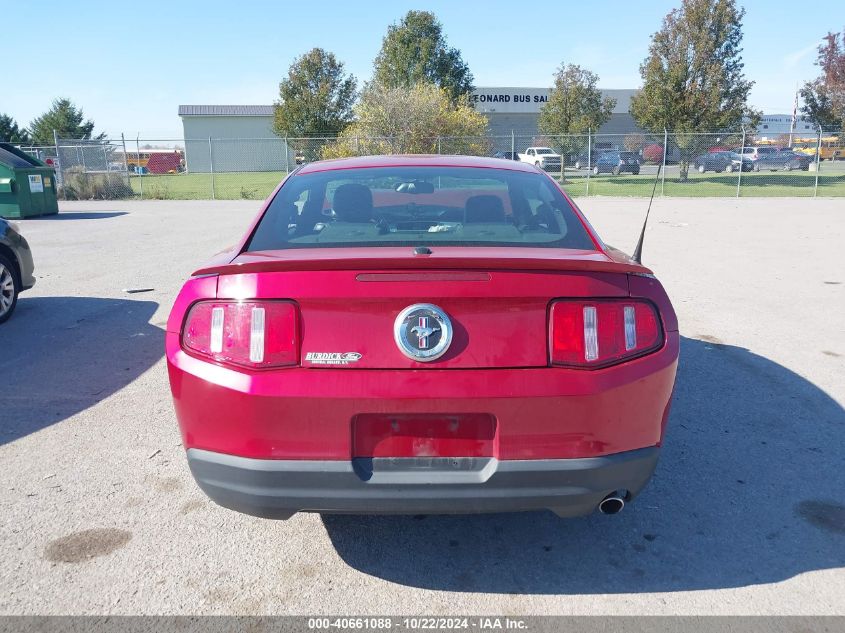 2010 Ford Mustang V6/V6 Premium VIN: 1ZVBP8AN6A5163184 Lot: 40661088