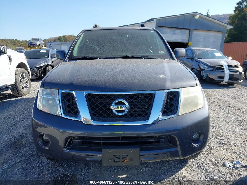 2011 Nissan Pathfinder Sv VIN: 5N1AR1NB3BC622065 Lot: 40661126