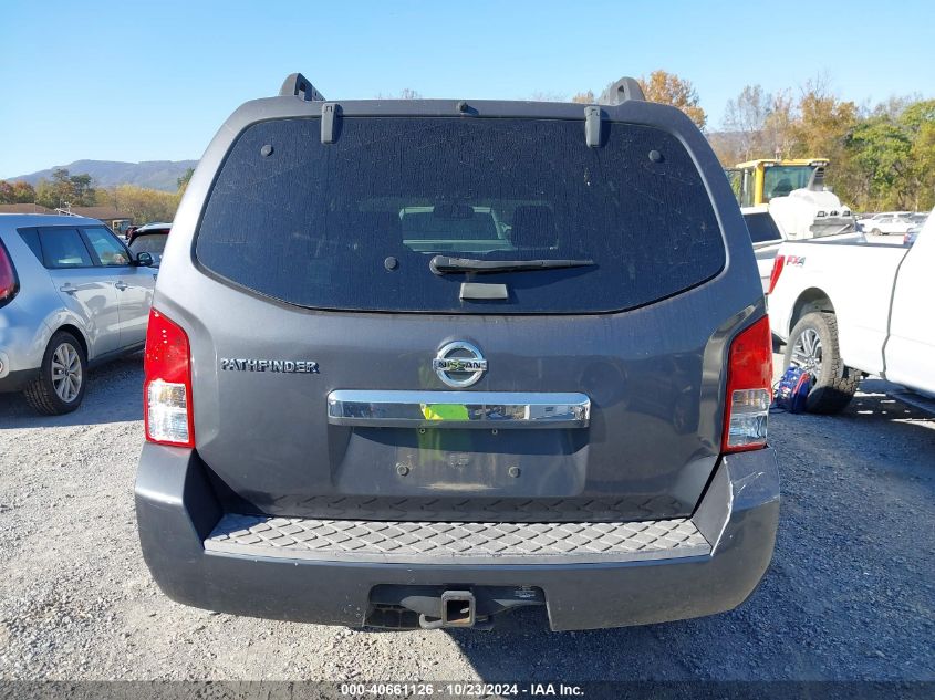 2011 Nissan Pathfinder Sv VIN: 5N1AR1NB3BC622065 Lot: 40661126