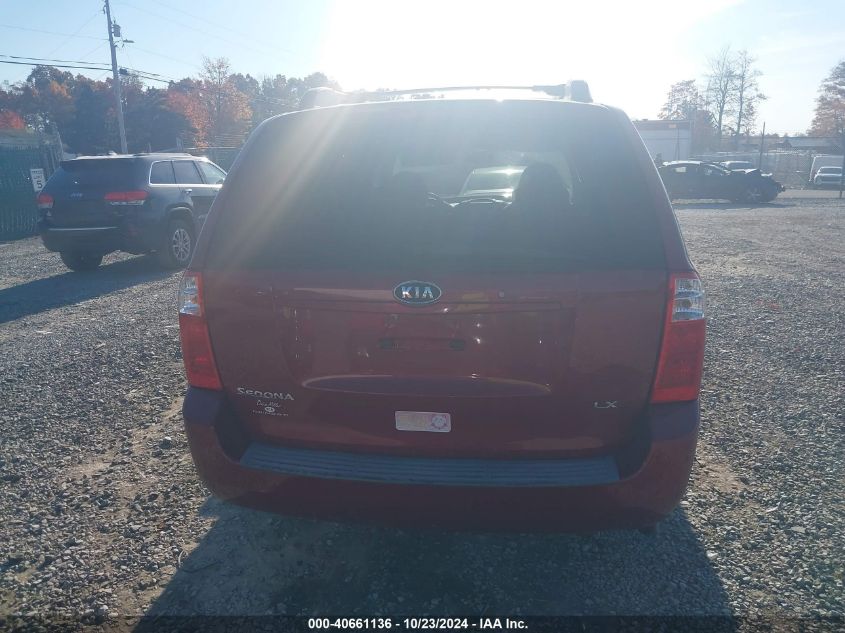 2008 Kia Sedona Lx VIN: KNDMB233686265334 Lot: 40661136