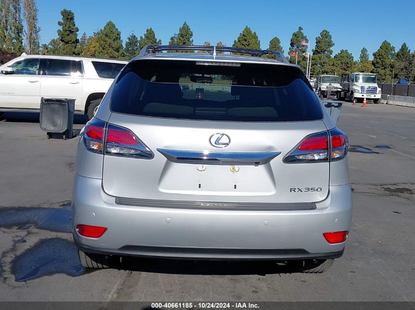 2015 Lexus Rx 350/Base/F Sport VIN: 2T2BK1BA2FC263194 Lot: 40661185