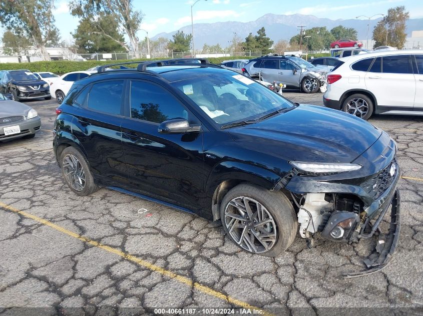 VIN KM8K33A34NU820829 2022 Hyundai Kona, N Line no.1