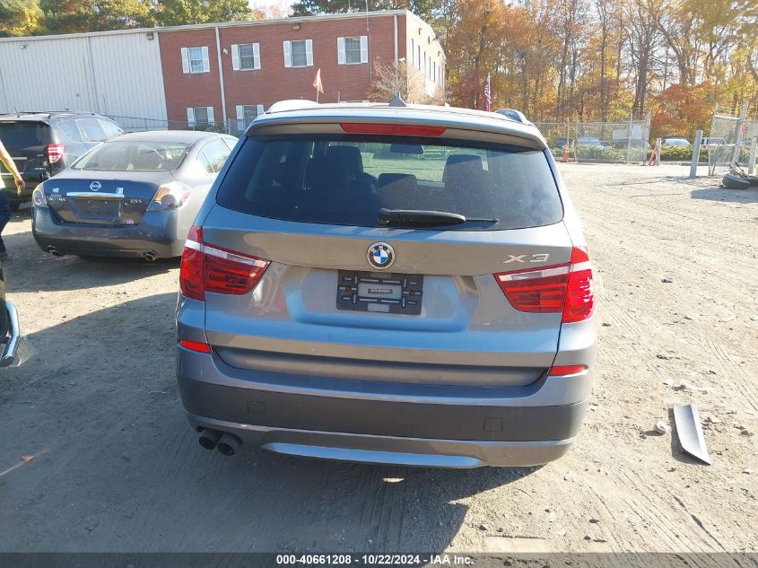 2013 BMW X3 xDrive28I VIN: 5UXWX9C54D0A15237 Lot: 40661208