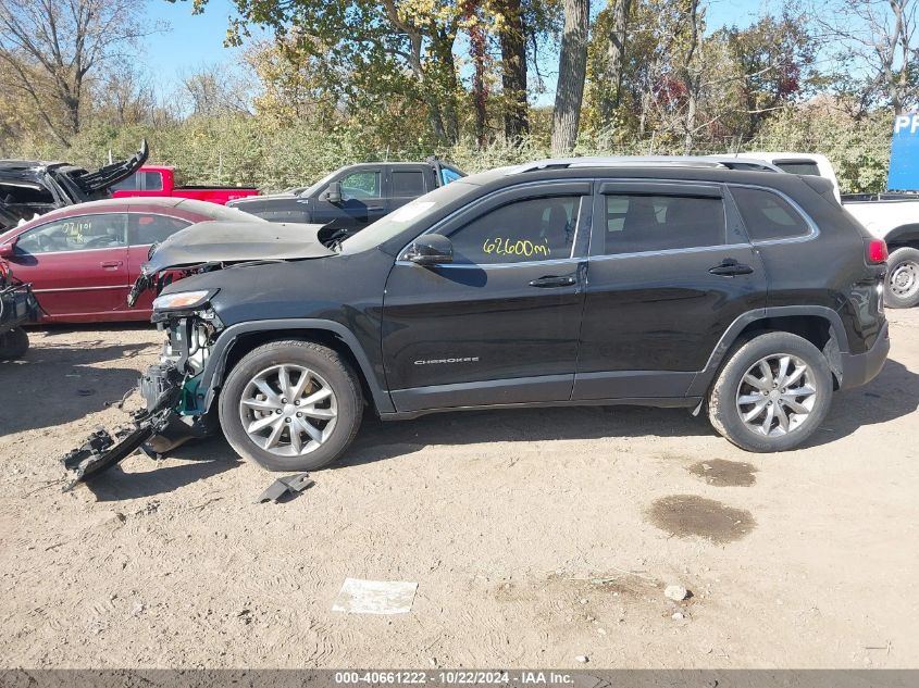 2018 Jeep Cherokee Limited 4X4 VIN: 1C4PJMDXXJD550844 Lot: 40661222