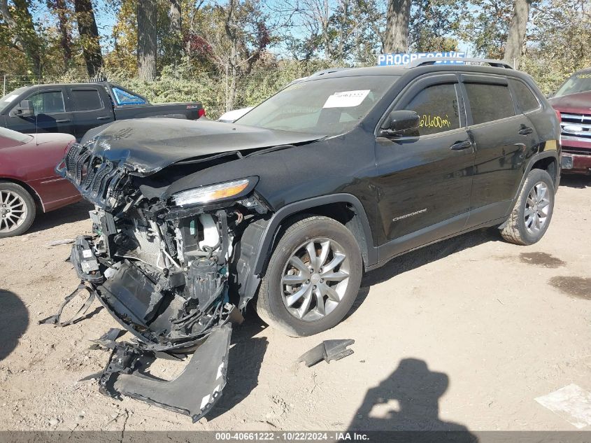 2018 Jeep Cherokee Limited 4X4 VIN: 1C4PJMDXXJD550844 Lot: 40661222