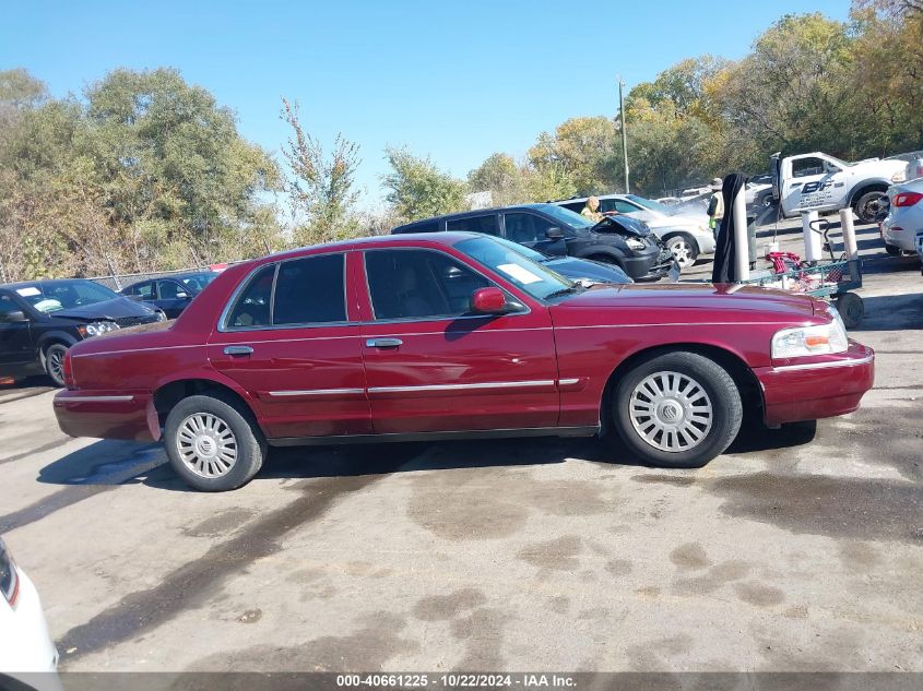 2008 Mercury Grand Marquis Ls VIN: 2MEFM75V58X603629 Lot: 40661225