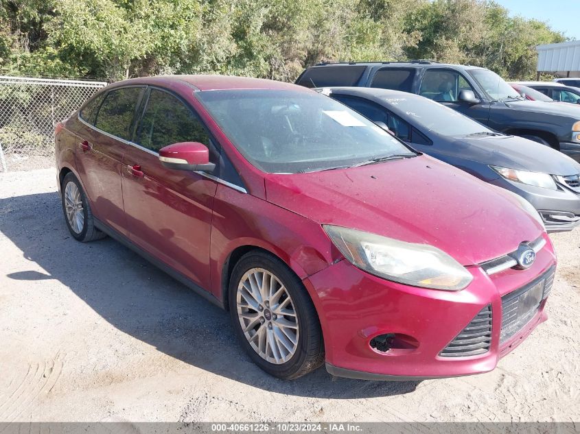 2013 Ford Focus Titanium VIN: 1FADP3J2HDL209981 Lot: 40661226