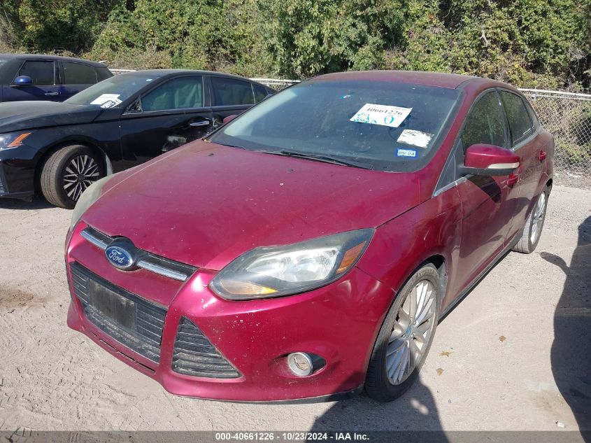 2013 Ford Focus Titanium VIN: 1FADP3J2HDL209981 Lot: 40661226