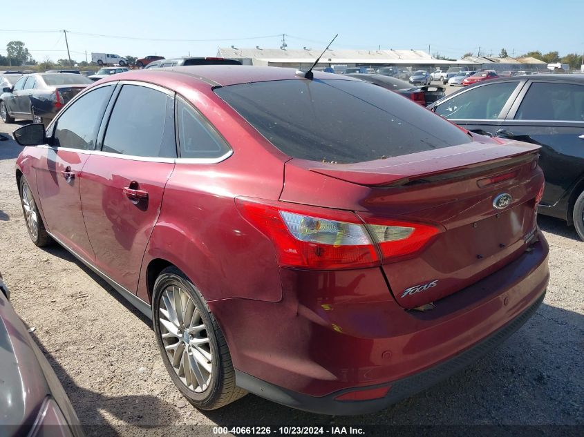 2013 Ford Focus Titanium VIN: 1FADP3J2HDL209981 Lot: 40661226