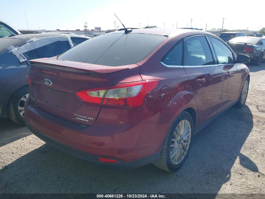 2013 Ford Focus Titanium VIN: 1FADP3J2HDL209981 Lot: 40661226