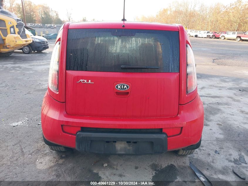 2010 Kia Soul + VIN: KNDJT2A23A7042288 Lot: 40661229