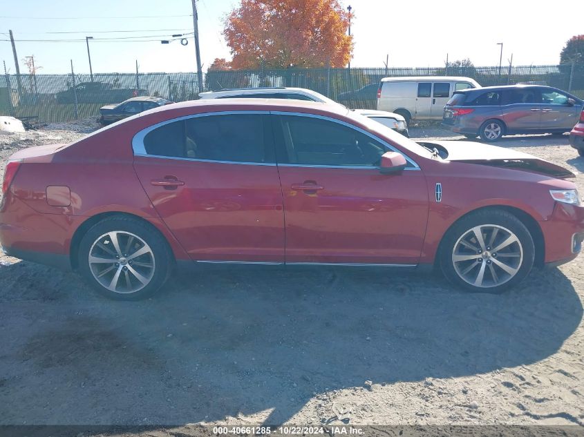 2009 Lincoln Mks VIN: 1LNHM94R39G625254 Lot: 40661285