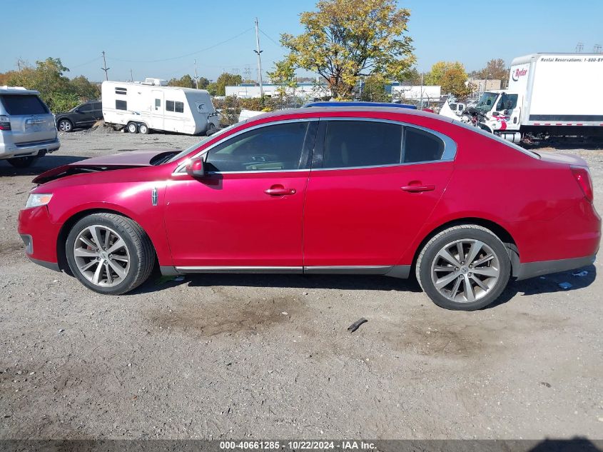 2009 Lincoln Mks VIN: 1LNHM94R39G625254 Lot: 40661285