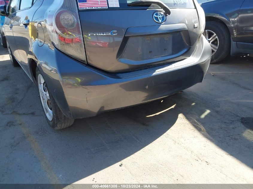 2012 Toyota Prius C Three VIN: JTDKDTB32C1518003 Lot: 40661305