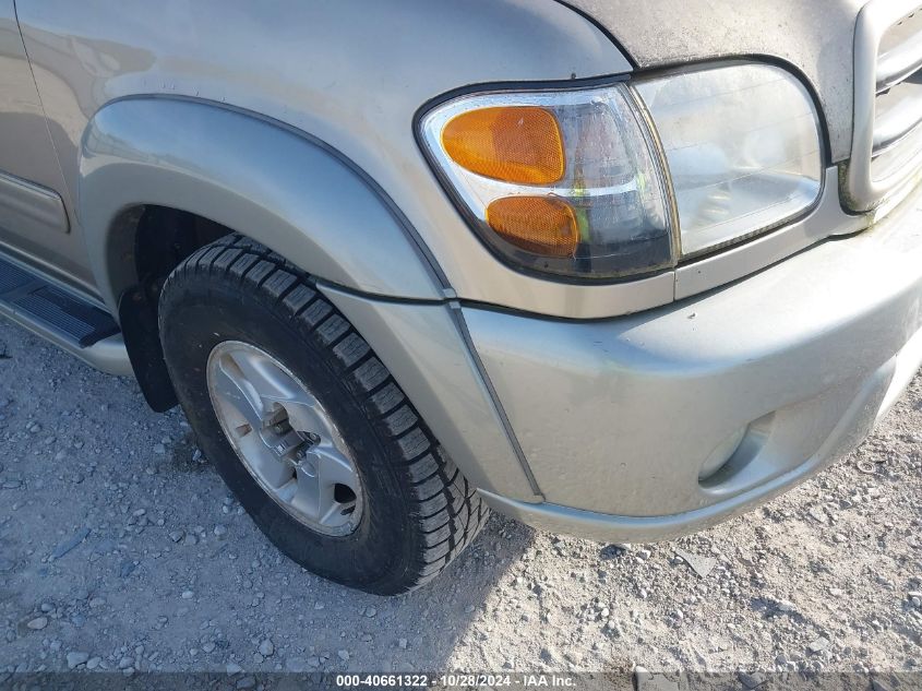 2003 Toyota Sequoia Sr5 VIN: 5TDZT34A93S197612 Lot: 40661322