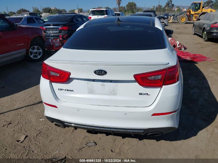 2015 Kia Optima Sxl Turbo VIN: 5XXGR4A62FG478250 Lot: 40661325