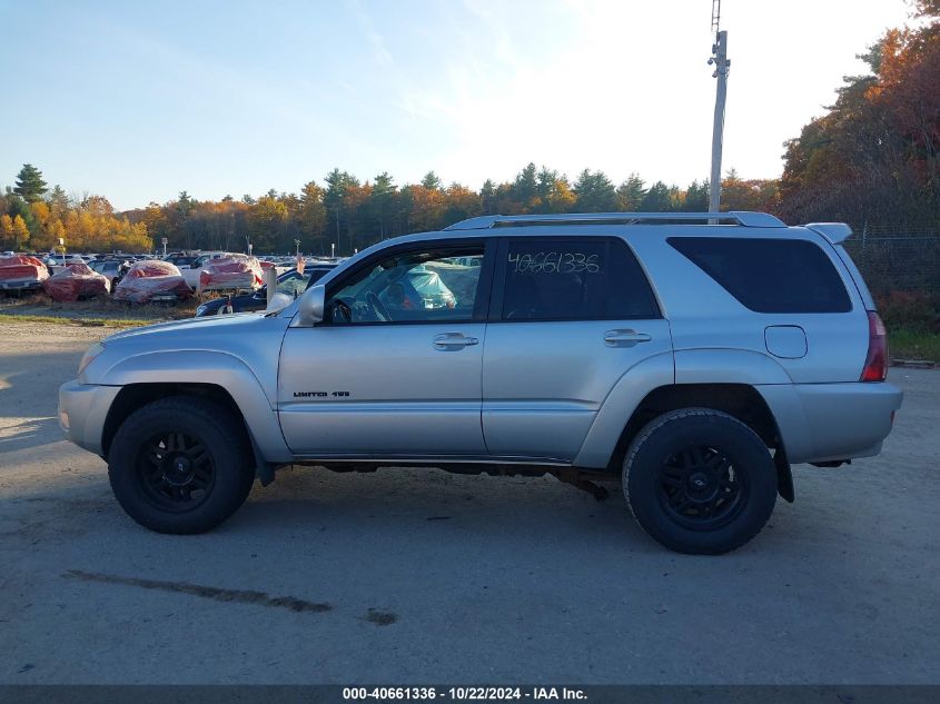 2003 Toyota 4Runner Limited V8 VIN: JTEBT17R130025595 Lot: 40661336