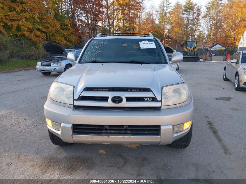 2003 Toyota 4Runner Limited V8 VIN: JTEBT17R130025595 Lot: 40661336