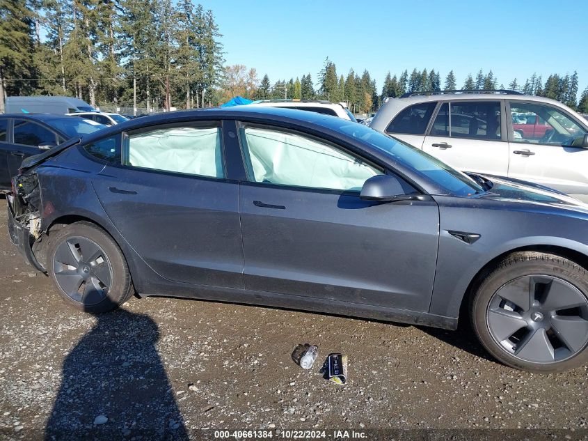 2023 Tesla Model 3 Rear-Wheel Drive VIN: 5YJ3E1EA5PF647222 Lot: 40661384