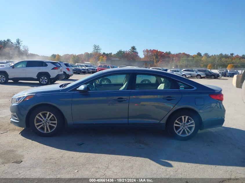 2015 Hyundai Sonata Se VIN: 5NPE24AFXFH183588 Lot: 40661436