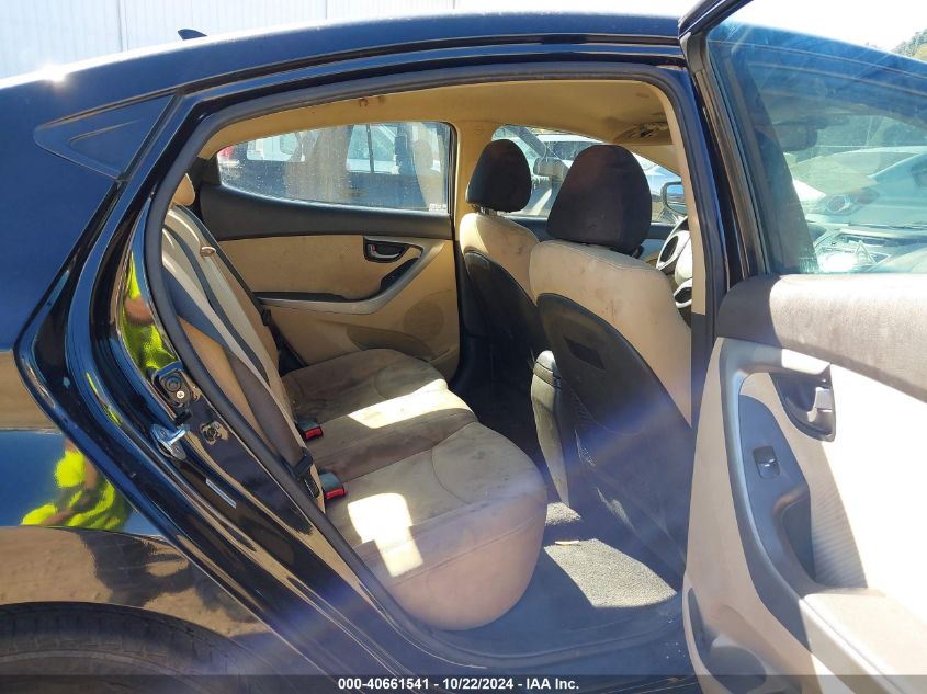 2013 Hyundai Elantra Gls VIN: KMHDH4AE7DU795618 Lot: 42195439