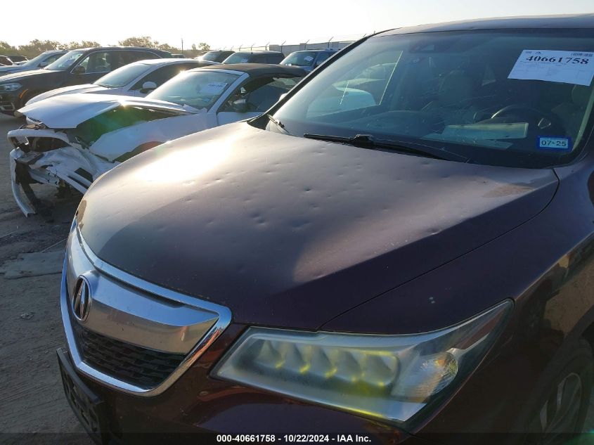 2016 Acura Mdx Technology Acurawatch Plus Packages/Technology Package VIN: 5FRYD4H49GB019095 Lot: 40661758