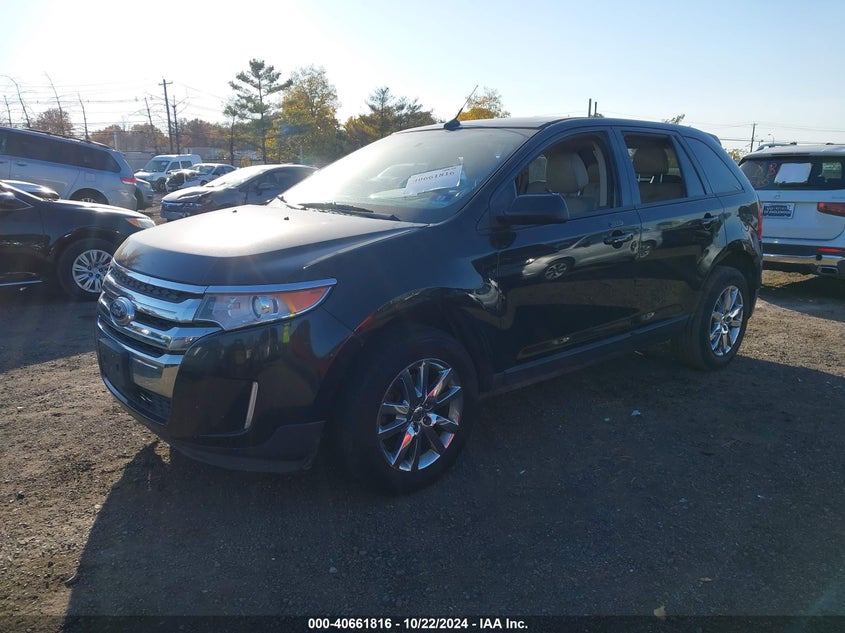 Vin: 2fmdk4jc7dbc24829, lot: 41151094, ford edge sel 20132