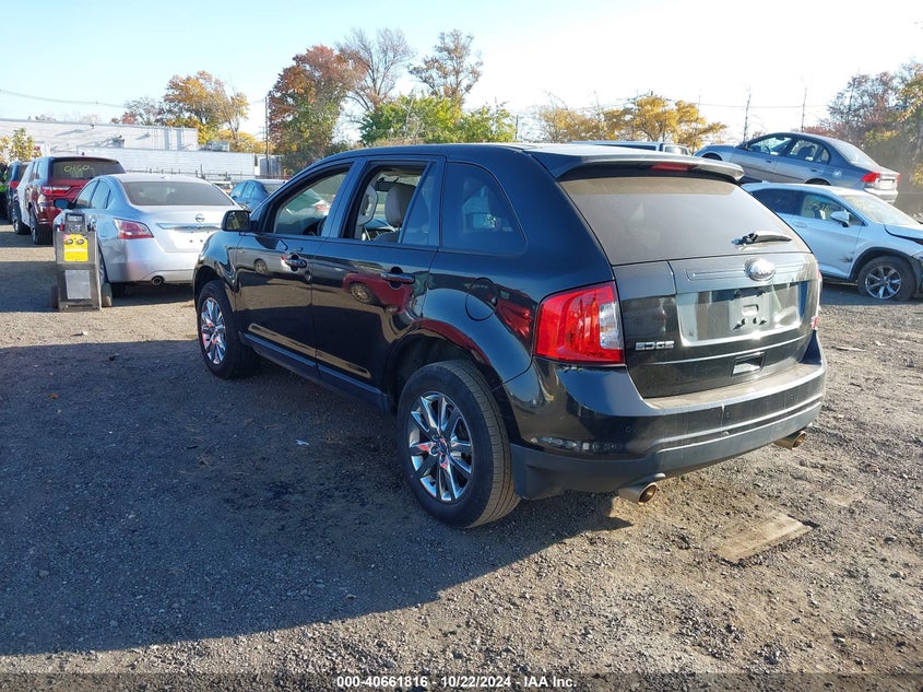 Vin: 2fmdk4jc7dbc24829, lot: 41151094, ford edge sel 20133