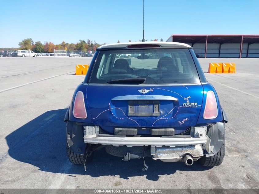 2003 Mini Cooper VIN: WMWRC33413TE19749 Lot: 40661853