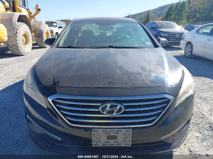 2015 Hyundai Sonata Se VIN: 5NPE24AF9FH009155 Lot: 40661867