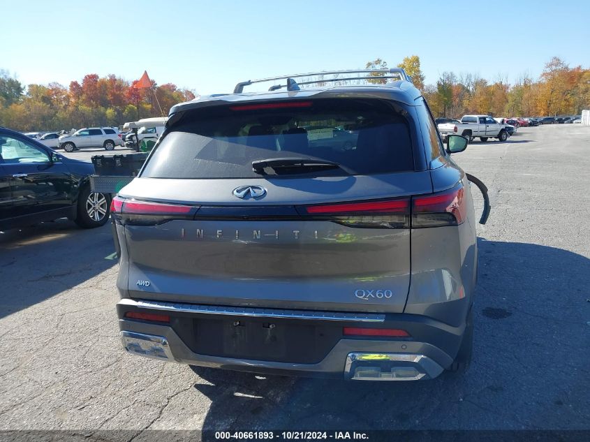 2022 Infiniti Qx60 Sensory Awd VIN: 5N1DL1GS7NC338082 Lot: 40661893