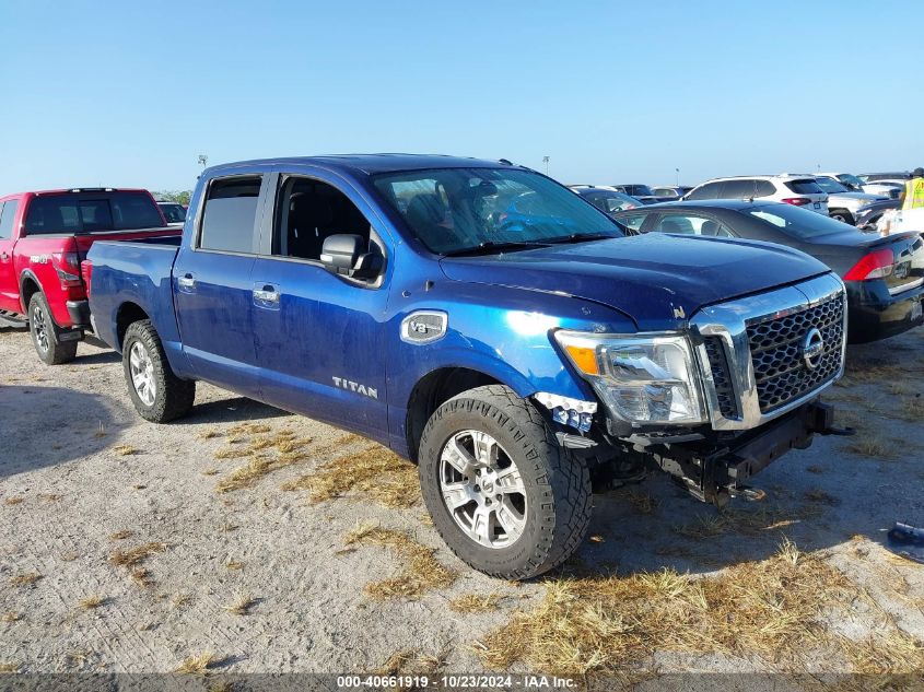 2017 Nissan Titan Sv VIN: 1N6AA1EK3HN504264 Lot: 40661919