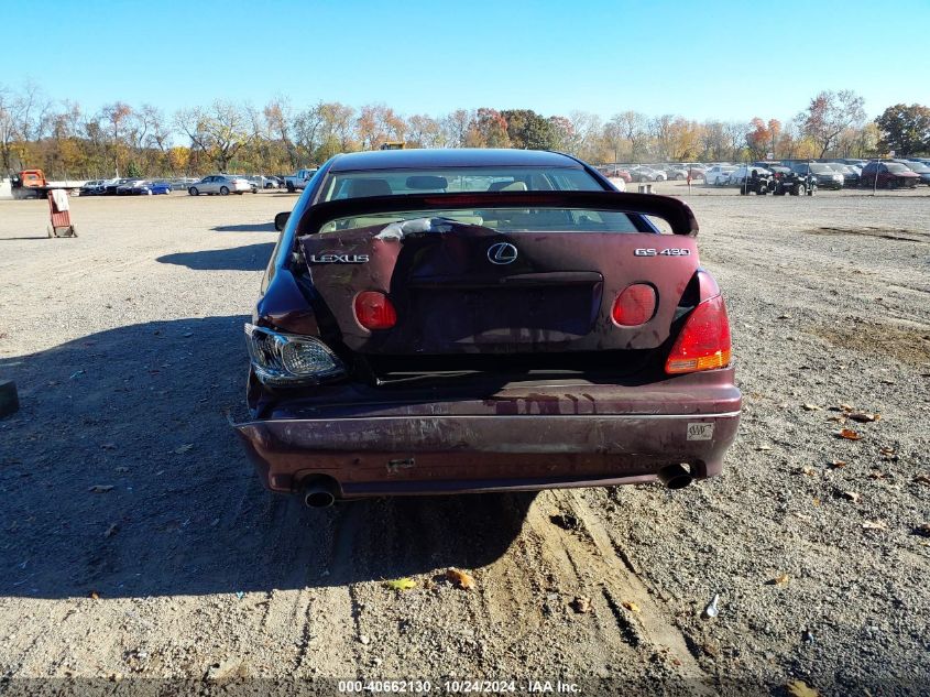 2003 Lexus Gs 430 VIN: JT8BL69S930012545 Lot: 40662130