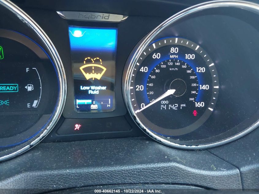 2013 HYUNDAI SONATA HYBRID LIMITED - KMHEC4A48DA080925