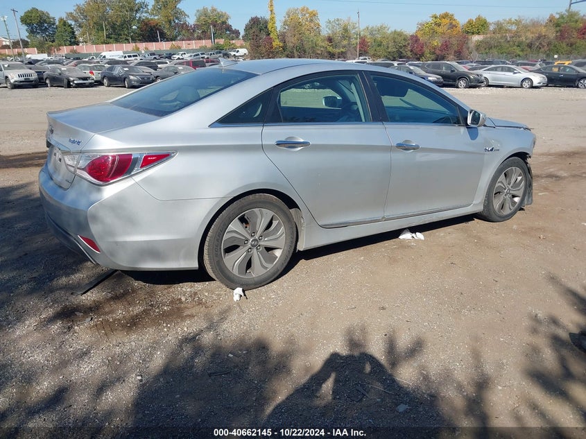 2013 HYUNDAI SONATA HYBRID LIMITED - KMHEC4A48DA080925