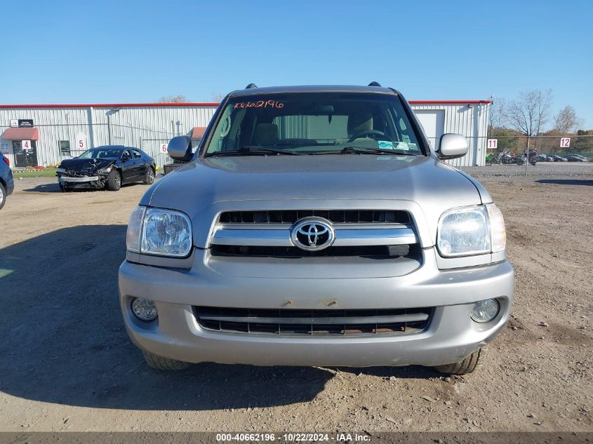 2006 Toyota Sequoia Sr5 V8 VIN: 5TDBT44A86S262235 Lot: 40662196