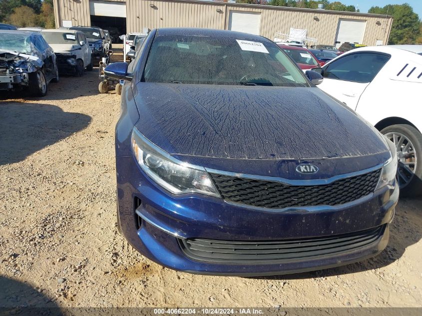 2018 Kia Optima Lx Turbo VIN: 5XXGT4L18JG217264 Lot: 40662204