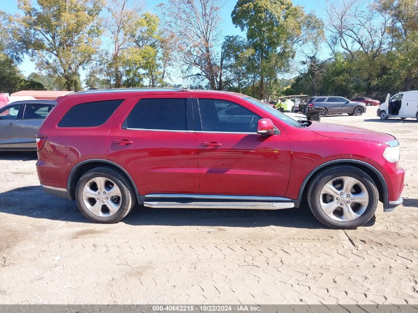 2014 Dodge Durango Limited VIN: 1C4RDHDGXEC483844 Lot: 40662215