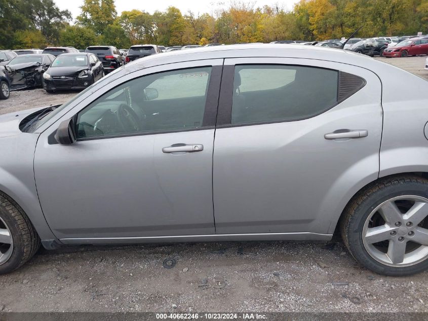 2013 Dodge Avenger Se VIN: 1C3CDZAB1DN773160 Lot: 40662246