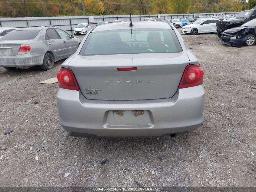 2013 Dodge Avenger Se VIN: 1C3CDZAB1DN773160 Lot: 40662246