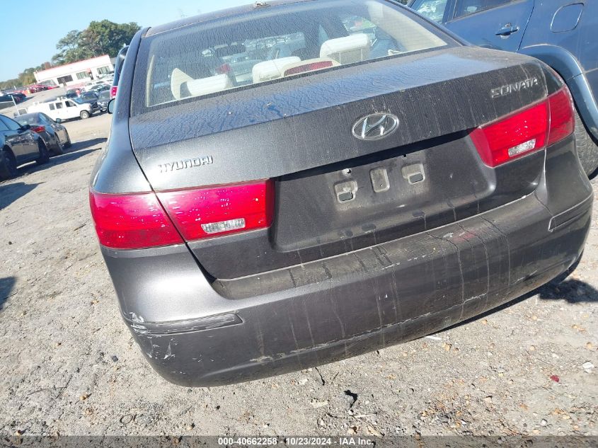 2009 Hyundai Sonata Gls VIN: 5NPET46C29H441179 Lot: 40662258