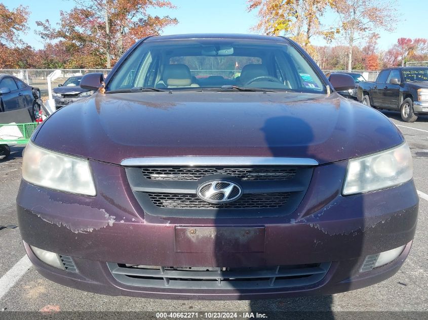 2006 Hyundai Sonata Gls V6/Lx V6 VIN: 5NPEU46F36H057138 Lot: 40662271